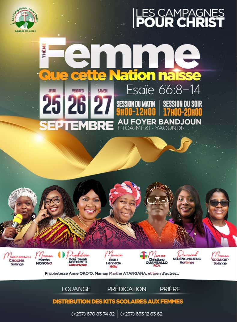 CAMPAIGNS FOR CHRIST - Woman, May this Nation be born