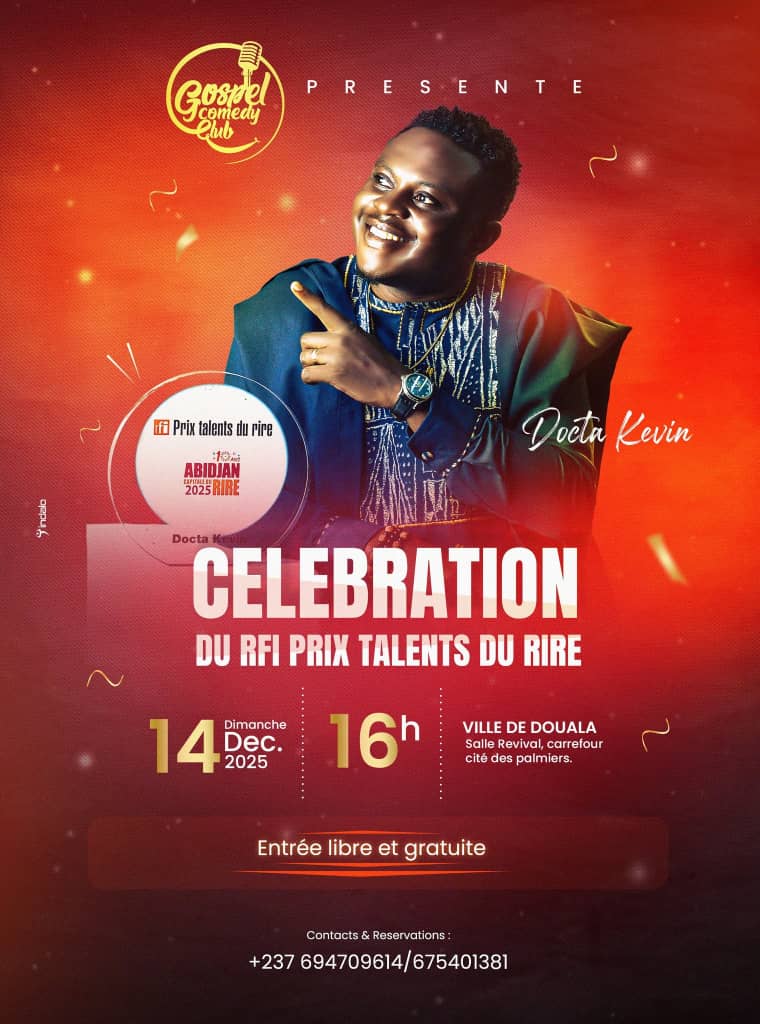 CÉLÉBRATION DU PRIX TALENTS DU RIRE RFI 2025 DOCTA KEVIN