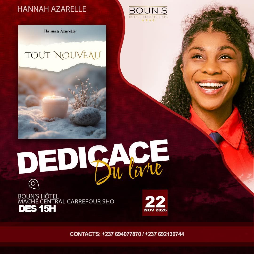 📚 Dédicace du livre Tout Nouveau – Hannah Azarelle