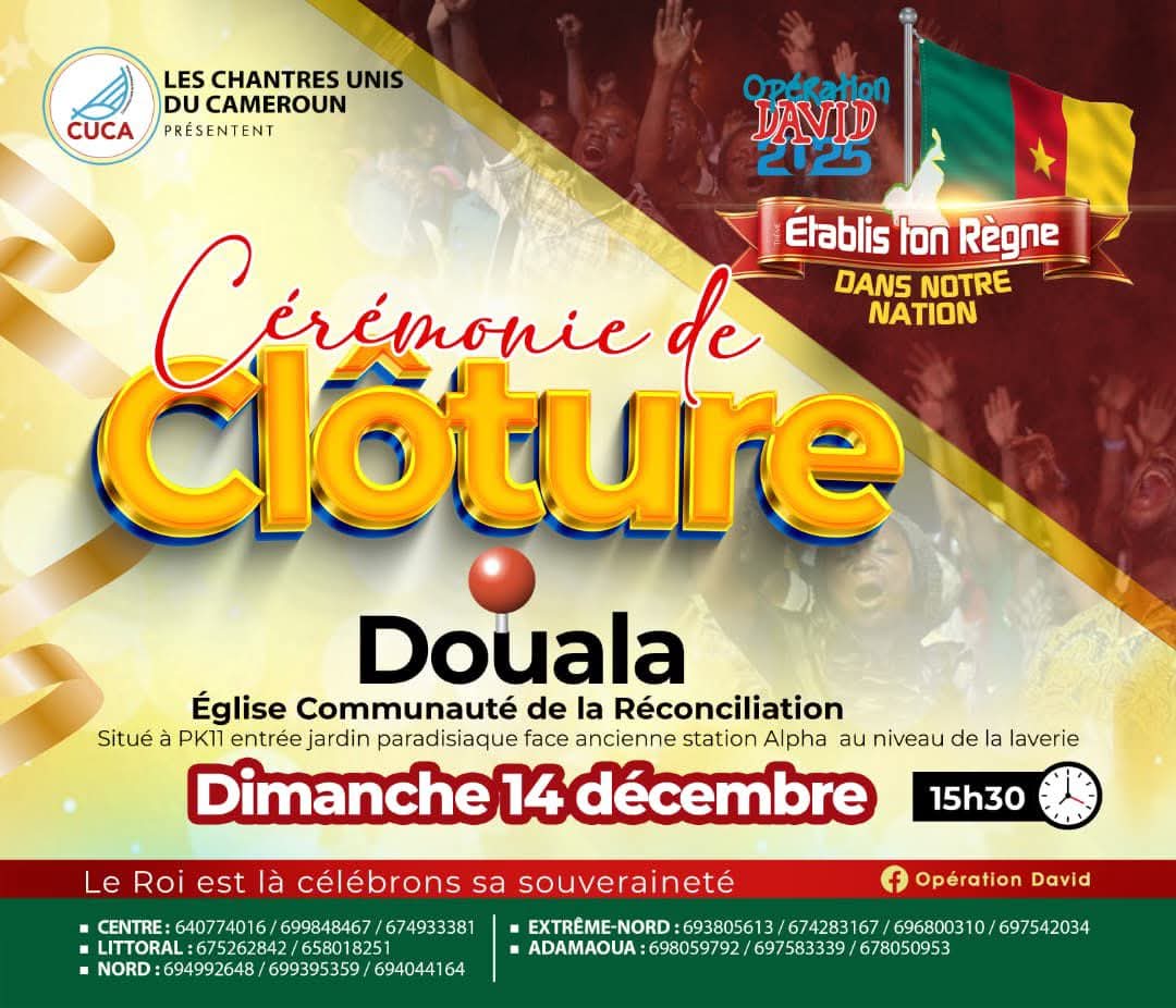 CÉRÉMONIE DE CLÔTURE – OPÉRATION DAVID 2023