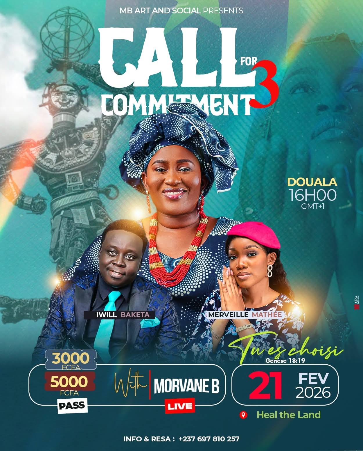 CALL FOR COMMITMENT 3 - DOUALA, LA CHOISIE