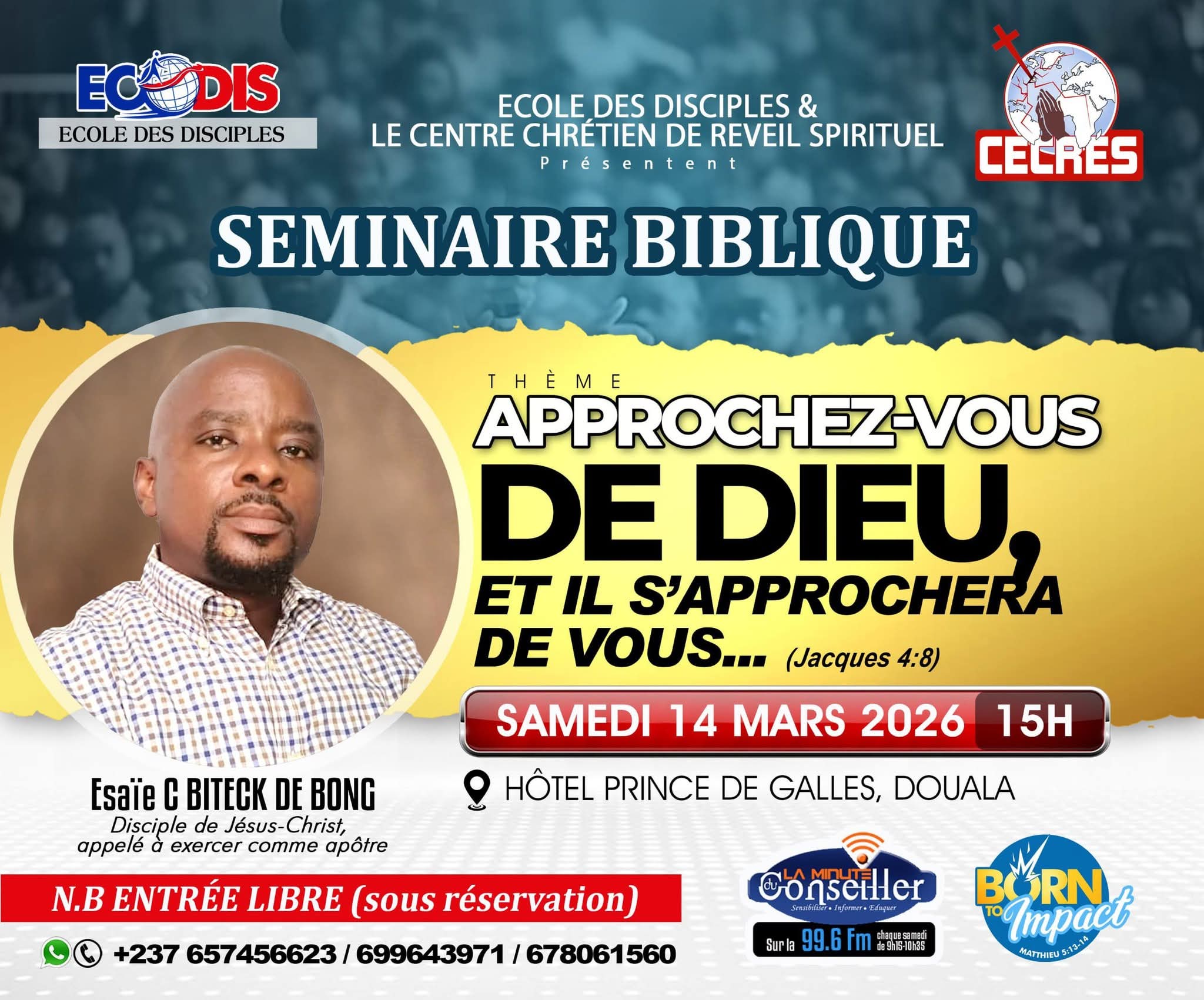 Douala hosts a major Biblical Seminar on rapprochement with God