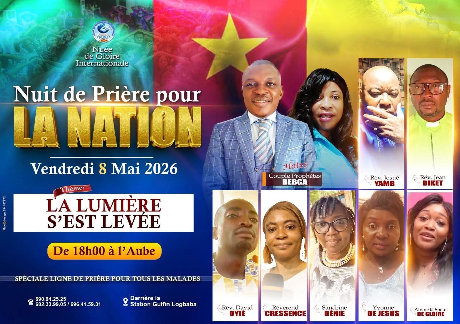 NUIT DE PRIÈRE POUR LA NATION A DOUALA
