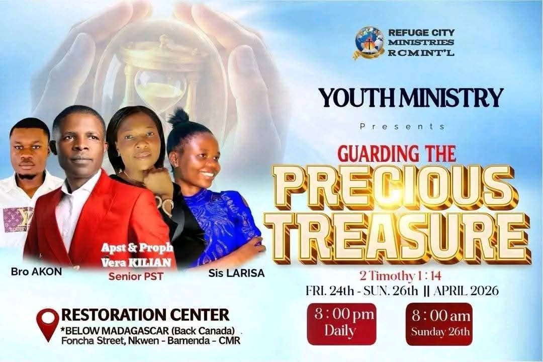 YOUTH MINISTRY PRESENTS: “GUARDING THE PRECIOUS TREASURE” (2 Timothy 1:14)