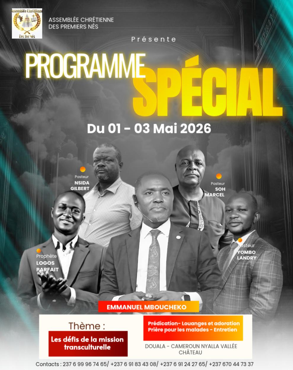 DOUALA: SPECIAL PROGRAM ON THE CHALLENGES OF TRANSCULTURAL MISSION