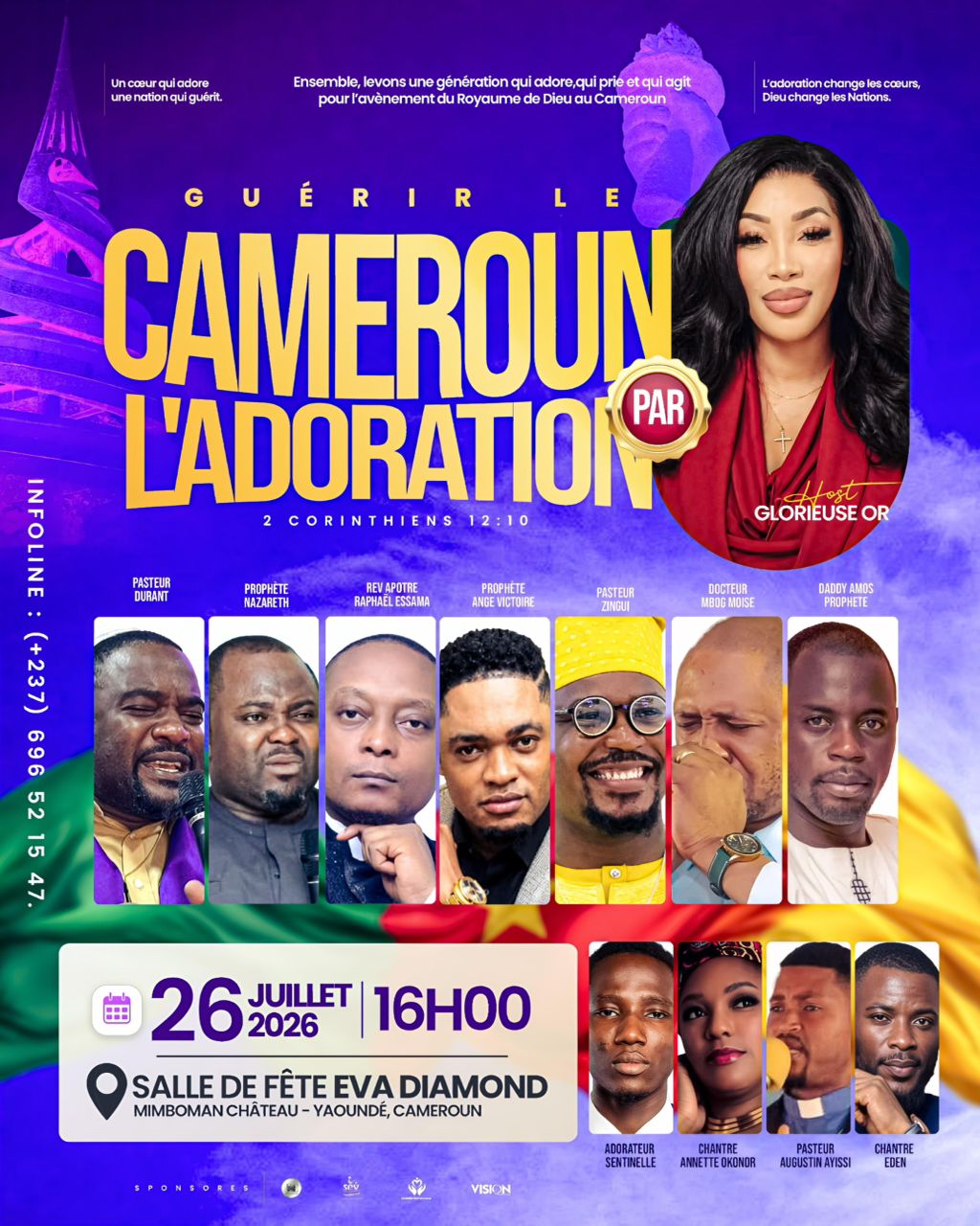 GUÉRIR LE CAMEROUN PAR L'ADORATION : YAOUNDÉ SE PRÉPARE POUR UN RENDEZ-VOUS SPIRITUEL MAJEUR LE 26 JUILLET