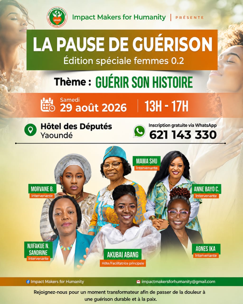 LA PAUSE DE GUÉRISON – Édition Spéciale Femmes 0.2 : Un Rendez-vous pour Guérir son Histoire