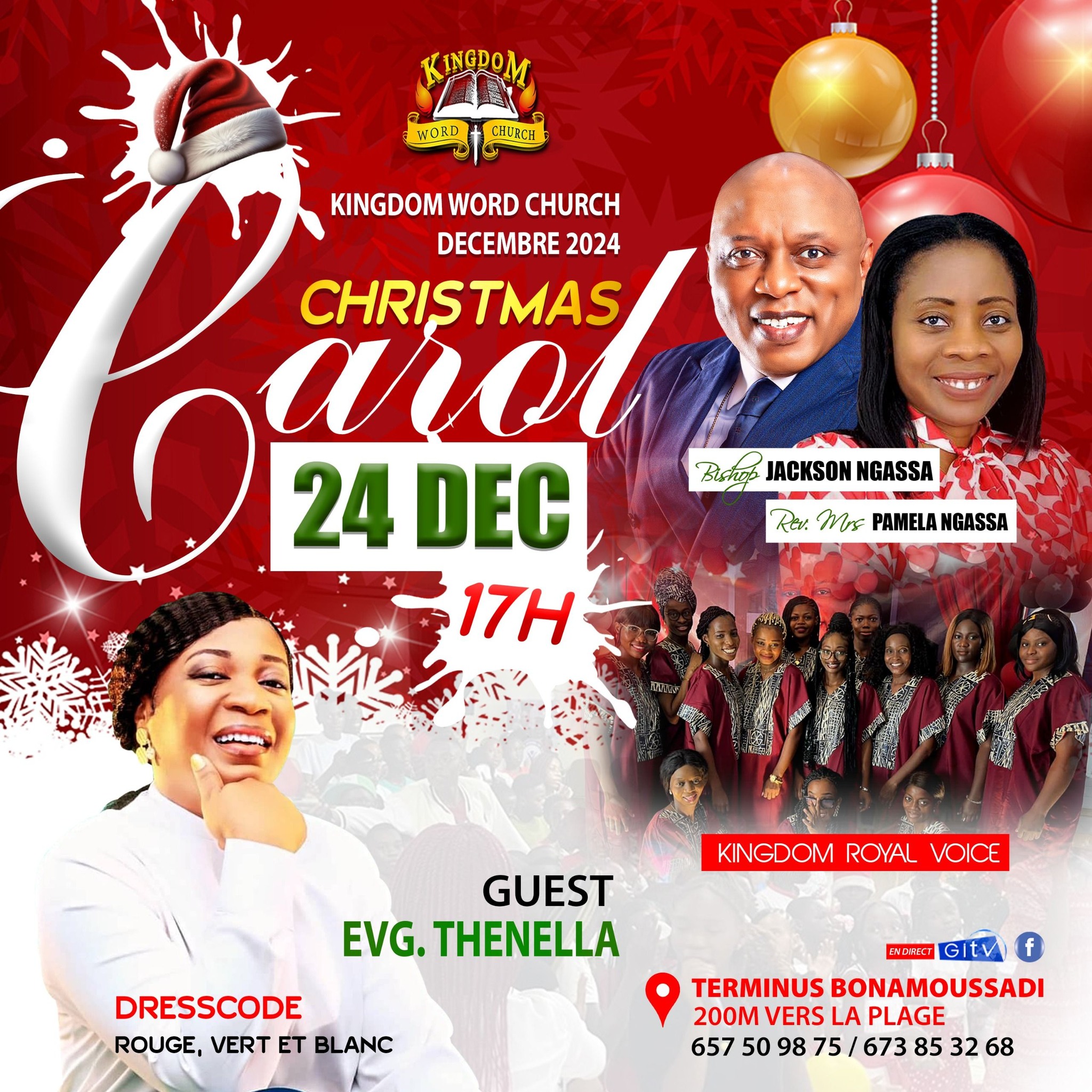 Christams Carol avec la Kingdom Word Church