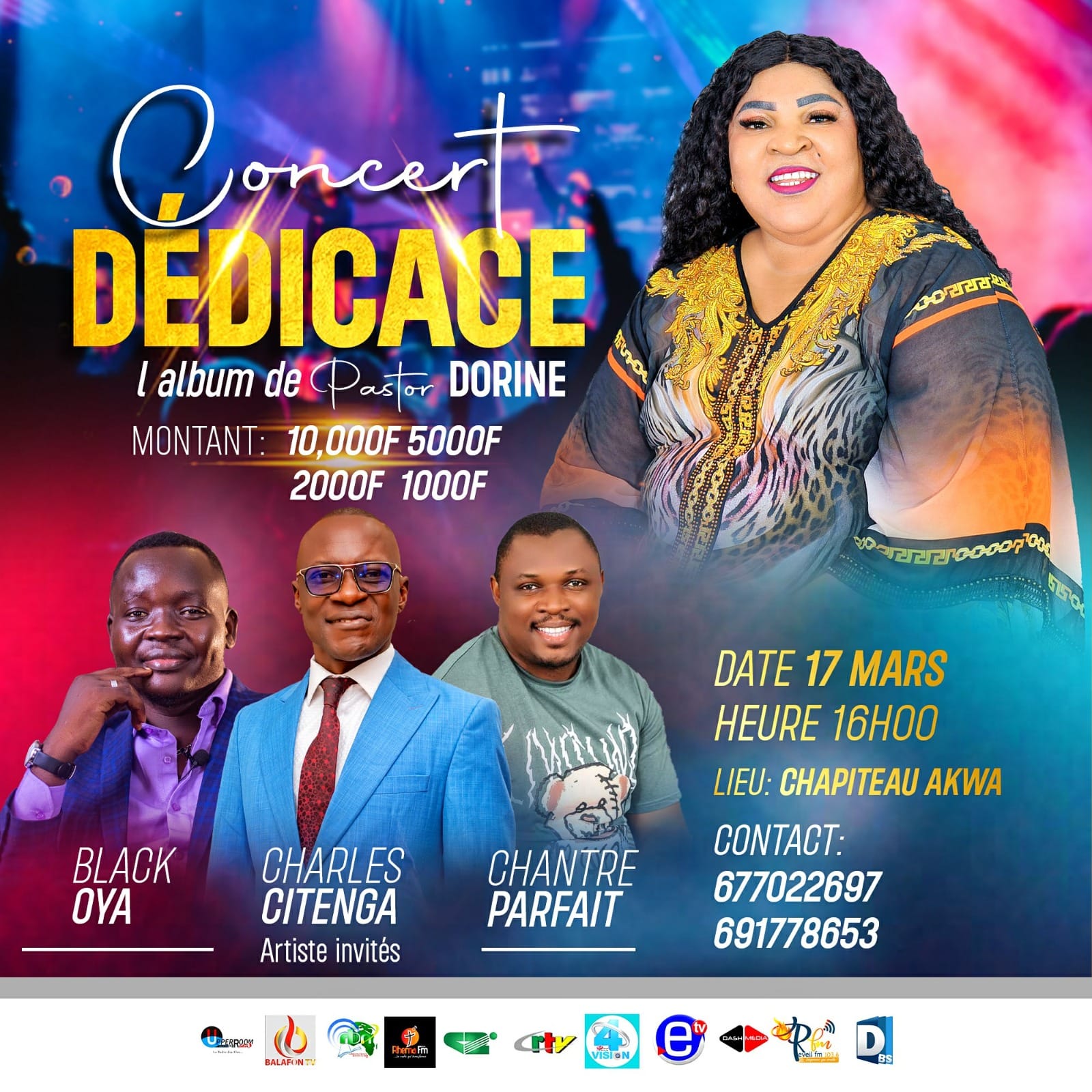 Concert dédicace de l'album de Pasteur Dorine