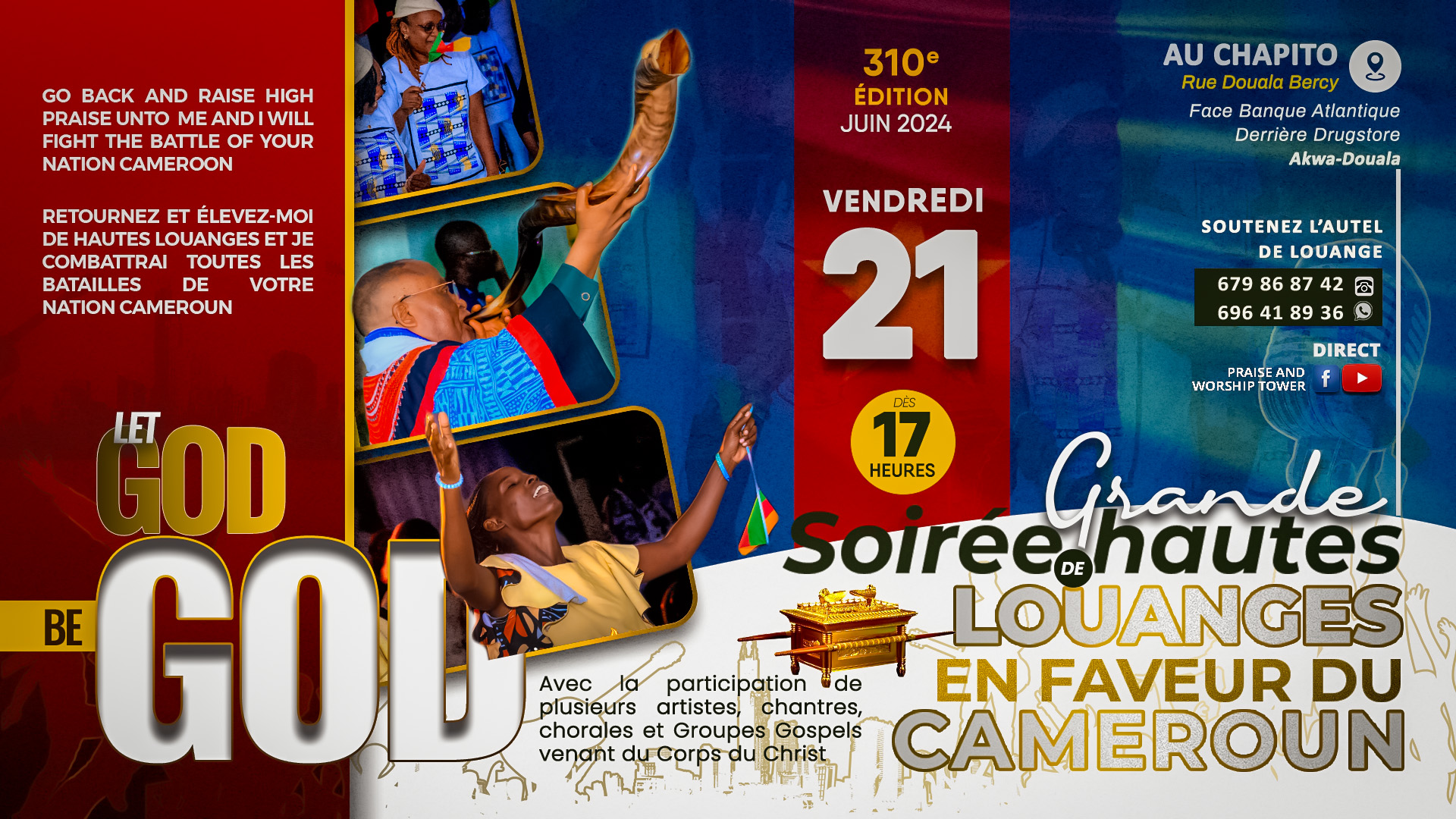 310th edition of high praise evenings for Cameroon