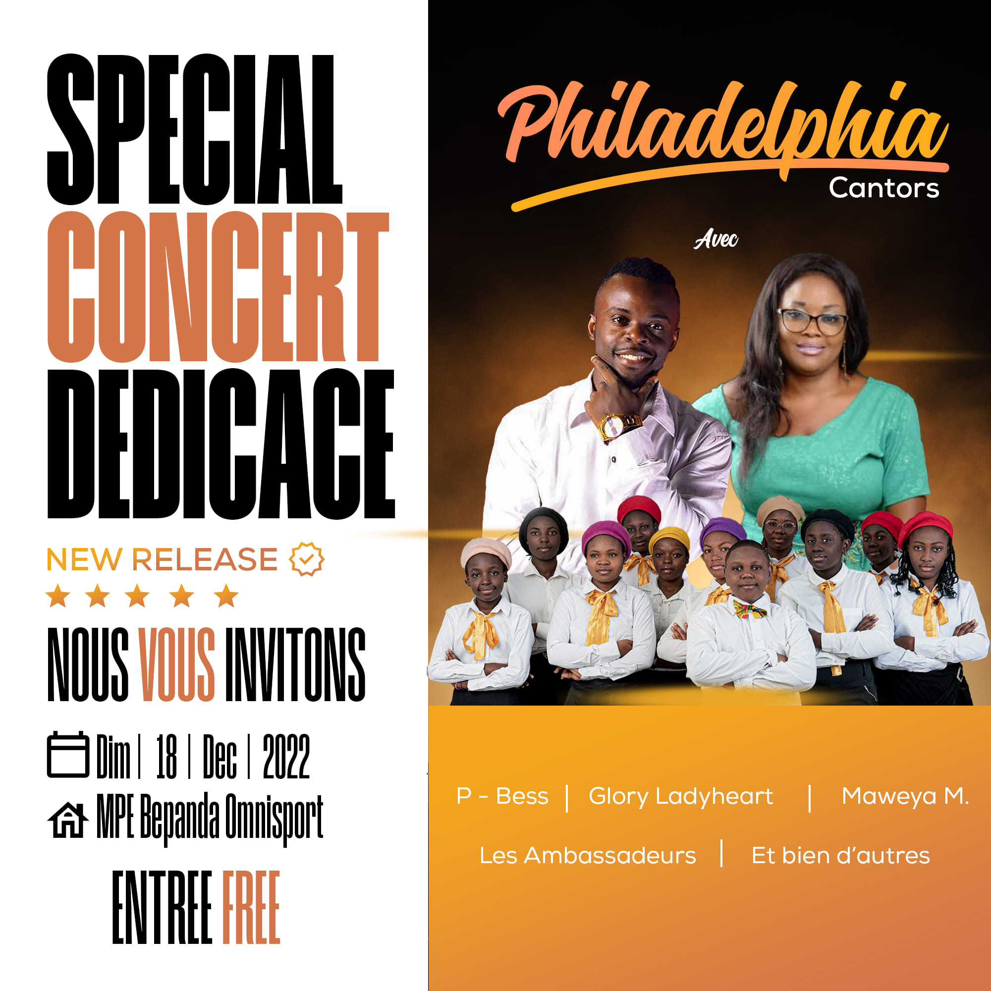 Spécial concert dédicace de Philadelphia Cantors