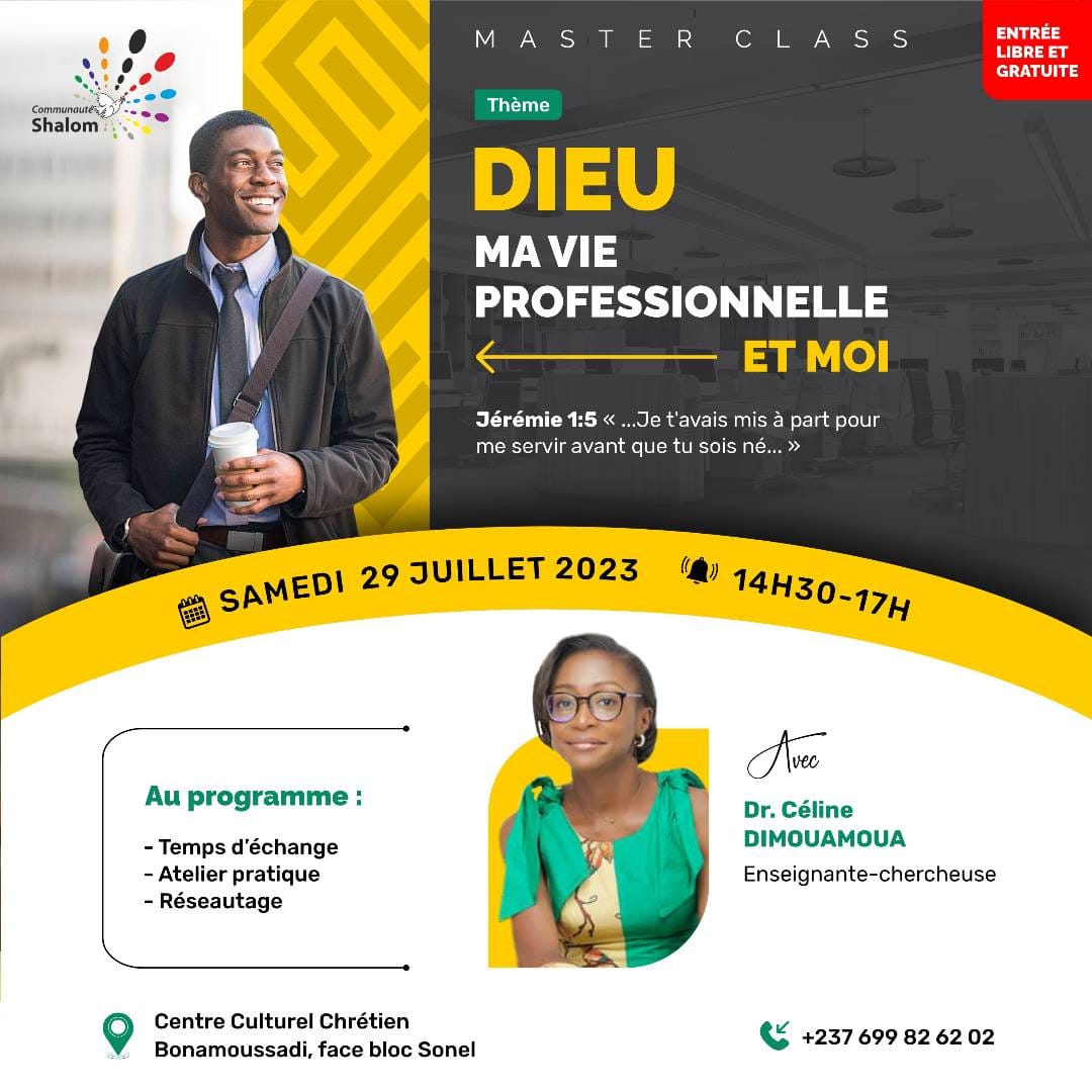 Masterclass: God, my professional life and me