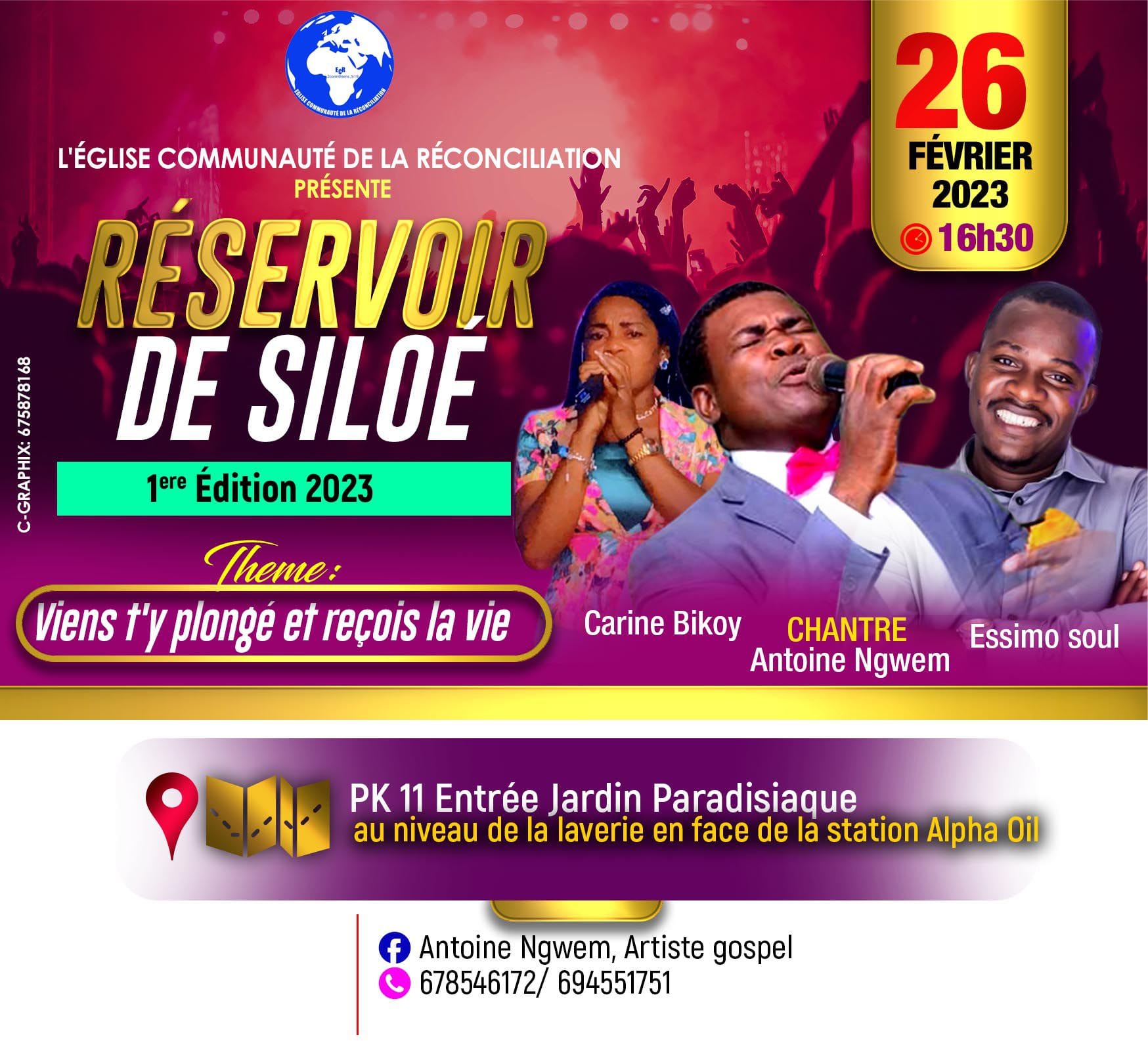 Premi&egrave;re édition 2023 du Réservoir de Siloé