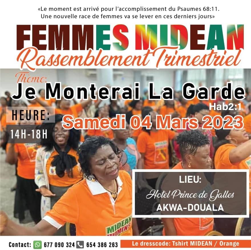 Rassemblement premier trimestre des femmes MIDEAN
