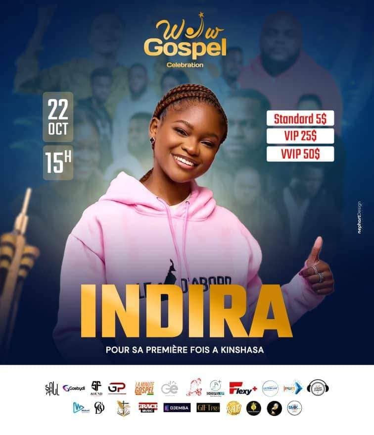 Indira en concert pour la premi&egrave;re fois &agrave; Kinshasa