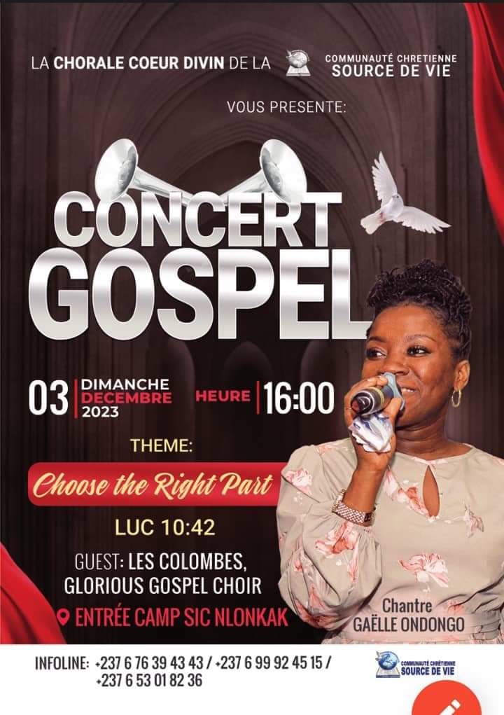 Gospel concert with Gaelle Ondogo