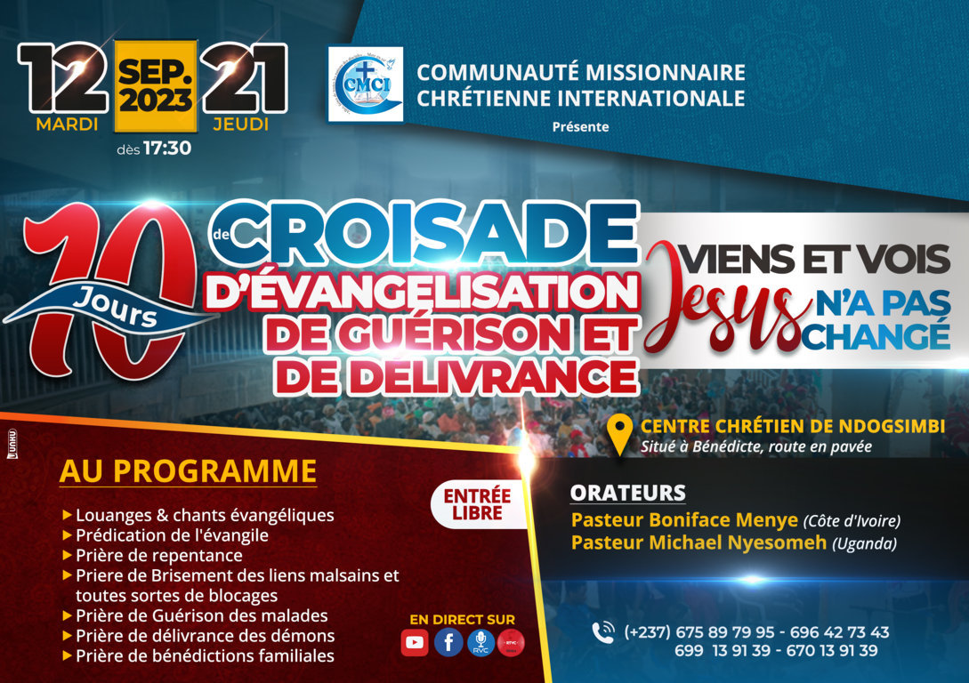 10 days of evangelism, healing and deliverance crusade