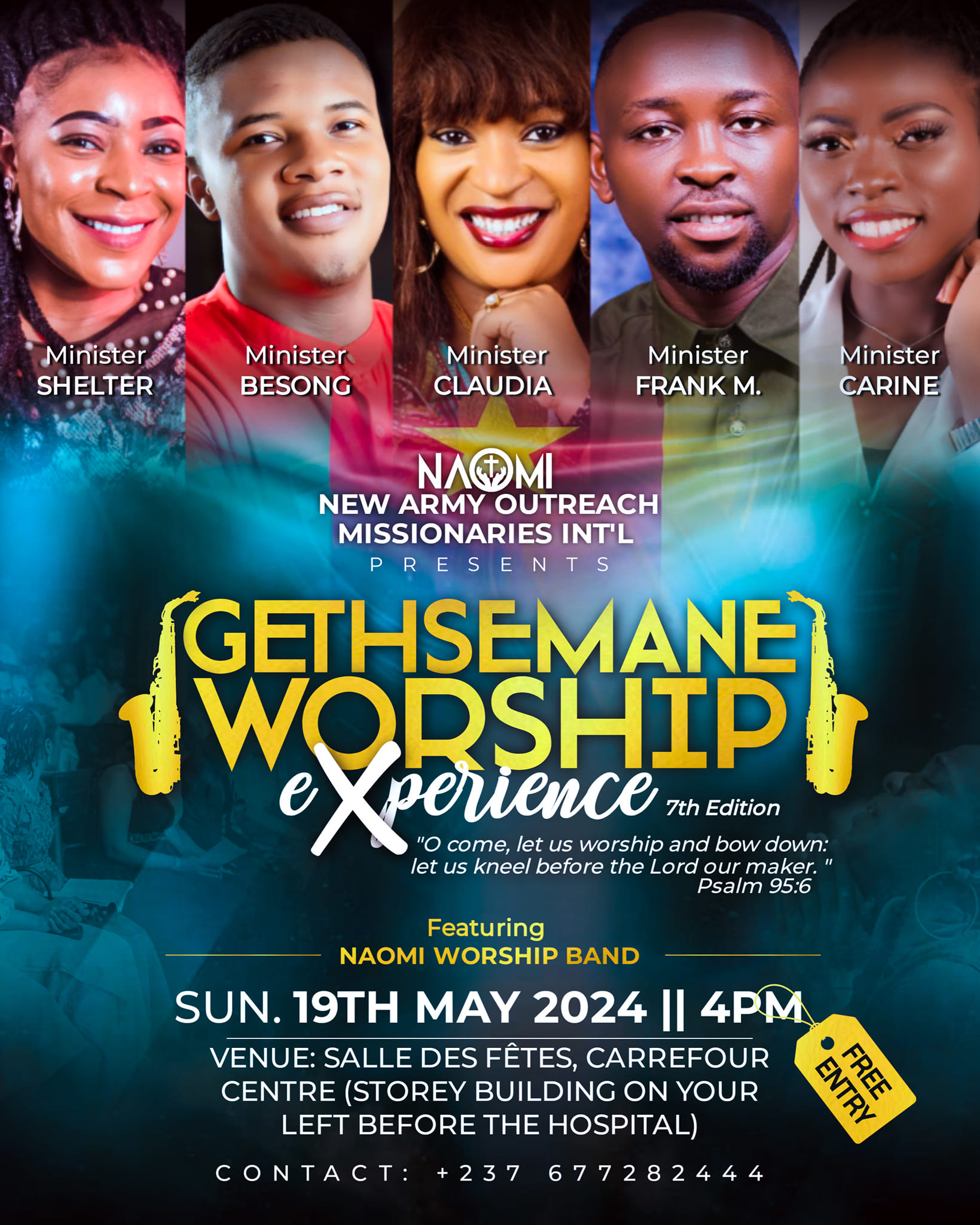 7th&nbsp;&nbsp;edition of&nbsp;Gethsemane&nbsp;Worship Experience