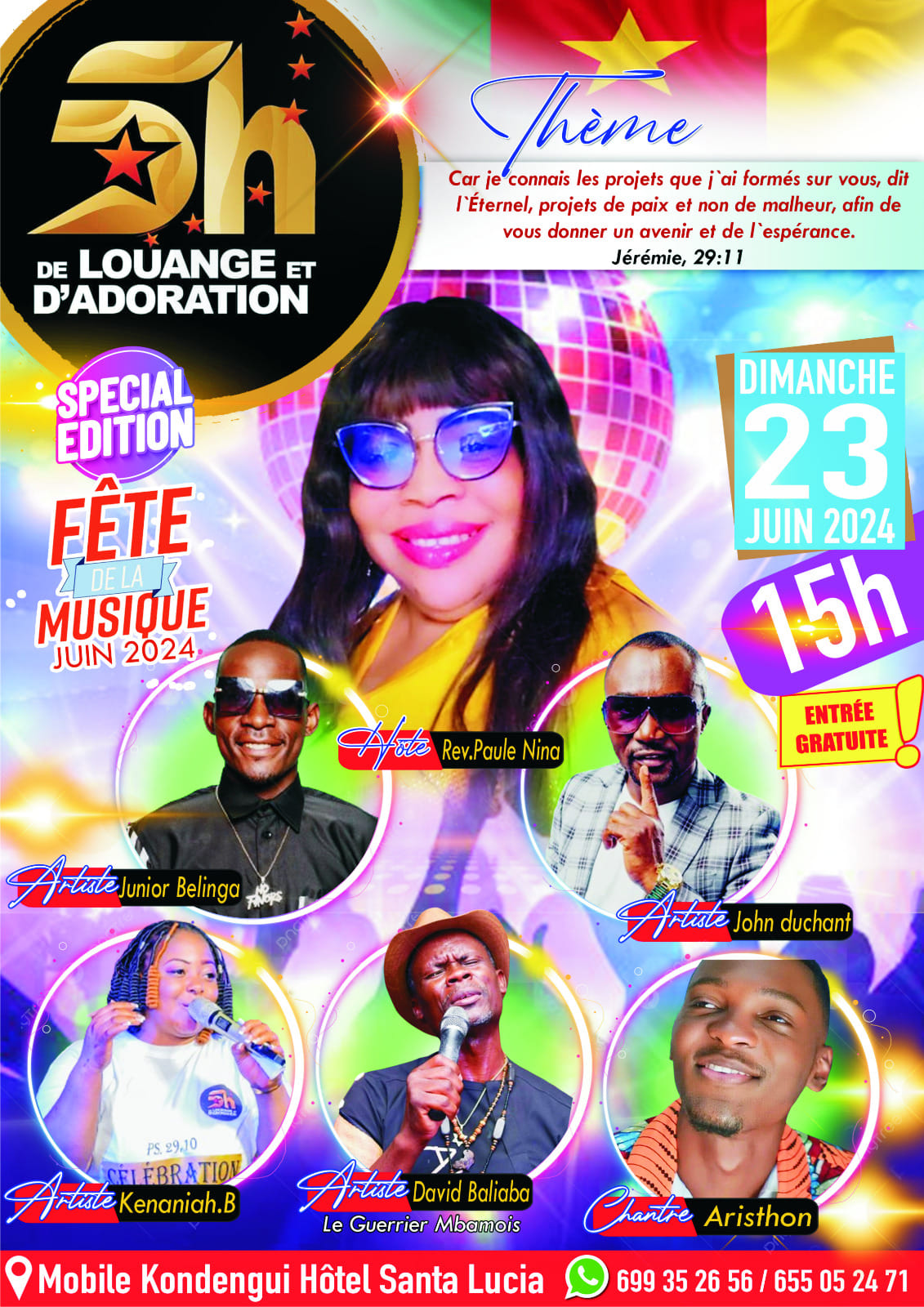 5 hours of praise and worship special edition Fête de la Musique
