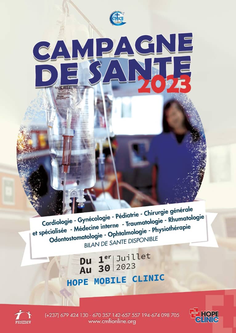 CMCI: 2023 health campaign at Hope Mobile Clinic Douala