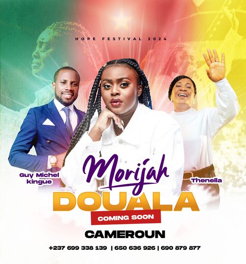Morijah at the Hope Festival in Douala