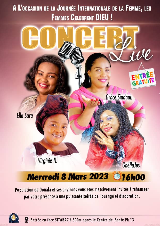 Les femmes cél&egrave;brent Dieu en concert live
