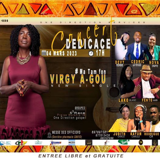 Virgy-A-Ngou en concert dédicace de son nouveau single "Ma tam fon"